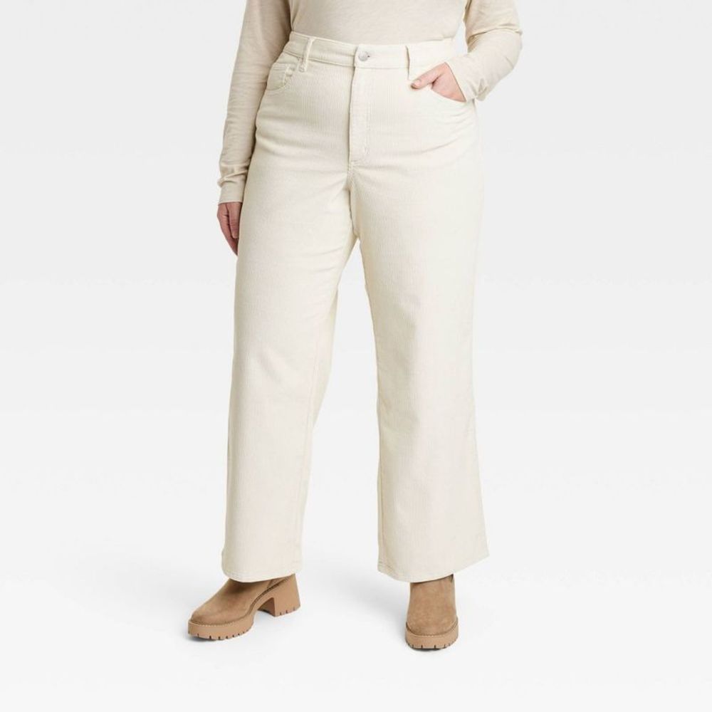 Universal Thread -  Women's High-Rise Wide Leg Jeans  Cream
